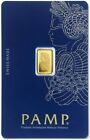 PAMP Suisse Fortuna 1 gram .9999 Gold Bar - Sealed Assay Card - In Stock