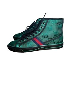 100% Authentic Men's Gucci Off the Grid high top Sneakers sz UK 12