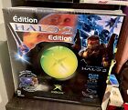Xbox Halo 2 Limited Edition Console Clear Blue Bell / Canada BRAND NEW ! GRAIL !