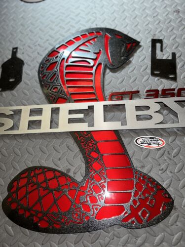 Shelby GT350  Mustang Hood Prop  CANDY RED&BLACK Powder Coated, Detachable Prop (For: 2021 Shelby GT500)