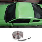 For Ford Mustang 2010-2014 PVC Chrome Top Car Roof Side Bright Strip Trim 2PCS (For: Ford Mustang GT)