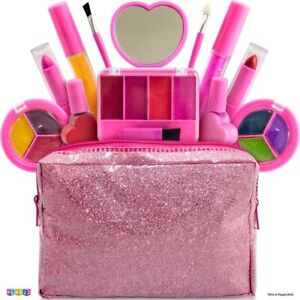 Kids Makeup Kit for Girls - 13 Piece Washable My First Princess Cosmetic Set