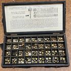 Assortment Universal kit vintage pocket watch 130 onion crowns parts 1880s/90s