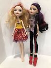 Ever after high used dolls lot Of 2 AS/IS