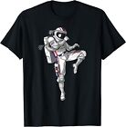 Astronaut Muay Thai Boxing Karate Kickboxing T-Shirt -Gildan 2000 Size S-5XL