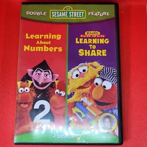 Sesame Street Double Feature: Learning About Numbers/Learning to Share - DVDS