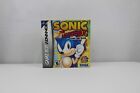 Sonic The Hedgehog Genesis Nintendo Game Boy Advance Gameboy GBA CIB Complete