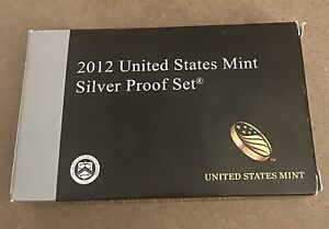 2012 US Mint Silver 14 Coin Proof Set w/ Original Box & COA