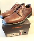 Rockport Mens Shoe Brown Leather Lace up, Size 9.5, Westwind,  NEW in box