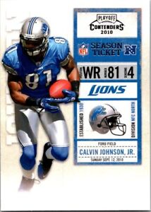 2010 Playoff Contenders #31 Calvin Johnson NearMint/Mint