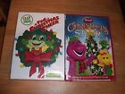 (5) Barney's Christmas Star + A Tad of Christmas Cheer + Alphabet Fun Games DVDs