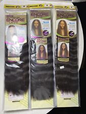 Three Pack Janet Collection 100% Human Hair Encore La Vie Yaki WVG  Color 4
