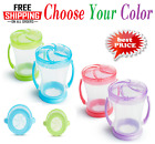 Munchkin Snack Catcher Snack Container Cup, 2 Pack, Blue/Green & Pink/Purple