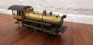 Brass 2-6-0 Steam Locomotive Vintage Missing Parts