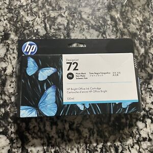 HP 72 130-ml Matte Black DesignJet Ink Cartridge, C9403A Expired Oct 2024