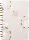 Russell + Hazel 2023 Calendar Planner Weekly Gold Floral New Year Fashion Blue S