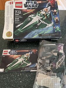Lego Star Wars 9498 Set Saesee Tiins Jedi Starfighter Complete Ship No Figures