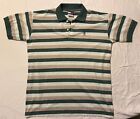 Vintage 90s Tommy Hilfiger Polo Shirt Mens Large Multicolor Striped Crest Rugby