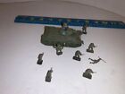 1/72 WW2  Tank, T34, Captured Italian and  9 figures.  built & painted.