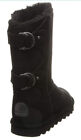 BEARPAW  Women's SUEDE LEATHER Boots, NEVER WET, BLACK SIZE 10, NWT