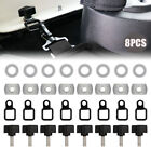 For Jeep Wrangler Universal Quick Remove Hard Top Fasteners Nuts Bolts YJ TJ JK (For: Jeep Wrangler)