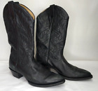 Ariat Cowboy Boots Men's 10.5 EE Black Leather Upper Western Rodeo Style 35105