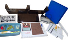 Lot Vintage Office Supplies Wall File Holders Memo Board Mouse Pad Folder & Misc
