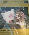 Something Special Candlewicking Shells & Roses 80209 Pillow Kit, New In Package