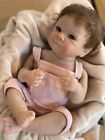 45cm Bettie Baby Girl Reborn Doll Handmade Painted Full Body Vinyl Doll Poseable