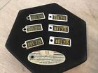 Vintage Disabled Veterans California License Plate Keychain Tags Oval Lot  1960s