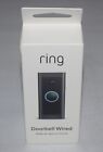 Ring Video Doorbell Wired Motion Detection 2.4GHz Wifi (Black) ~ NIB