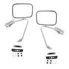 Mirror Set For 1980-96 Ford F-150 1980-97 F-250 F-350 Manual Folding Left Right