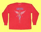 Nirvana In Utero Red Distressed Long Sleeve T-Shir L