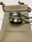 Mint David  Yurman Mens  Sterling Silver 10mm Chevron Ring Sz 10.5 + Pouch