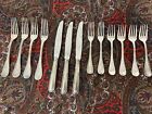 Old-Fangled Mixed Lot Of Thirteen Christofle Of France SLVR PLYT Flatware Pieces