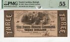 NC CR-125 1863 $3 North Carolina Paper Money - PMG About Uncirculated 55 - PLUS!