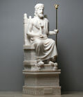 King of gods ZEUS JUPITER Greek Roman Statue Figure Sculpture Decor 10.6in