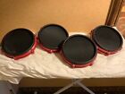 Alesis Nitro LOT of 4 Mesh Special Edition Red Snare Drum Pad  #R6141