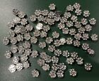 85 Paw Print Rhinestone Slide On Charms For Bracelets Cubs Dogs 1/4”