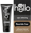 Fluoride-Free Activated Charcoal Toothpaste, Mint/Coconut Oil, Vegan/SLS Free