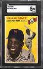 New Listing1954 Topps #90 Willie Mays SGC 5
