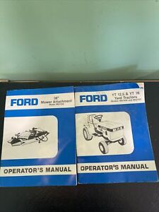 Ford 38” Mower Attachment Model 9607439 &Ford Yt12.5 &Yt16 Yard Tractors Lot 2