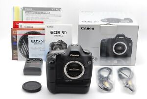 Near Mint Canon EOS 5D 12.8 MP Digital SLR Camera Body w/Battery Grip from Japan