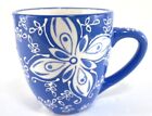 Laurie Gates Designed in California Cup Mug Floral Blue