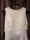 Mori Lee Morilee Wedding Dress With Train Size 10 Very Pretty Beads Sequins Lace