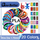 20 Color 3D Pen Printer PLA Wire Diameter 1.75mm Filament Refills High Precision