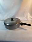Vintage Magnalite GHC Chicken Fryer Skillet with Lid 4570  Long Handle USA