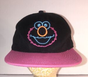Elmo Sesame Street Neon Flat Snapback Baseball Cap Hat 2012 Trippy