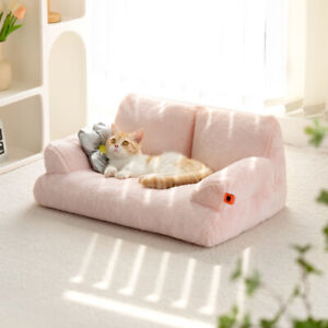 Mewoofun Dog Cat Bed Pet Sofa Soft Bed Anti-slip Thickened Warm Dog Kennel Mat