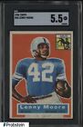 1956 Topps Football #60 Lenny Moore HOF RC Rookie Baltimore Colts SGC 5.5